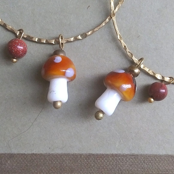 'Into the Woods' XL Hoops - Picture 2 of 4